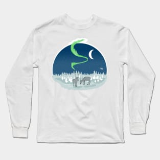 Romantic reindeer Long Sleeve T-Shirt